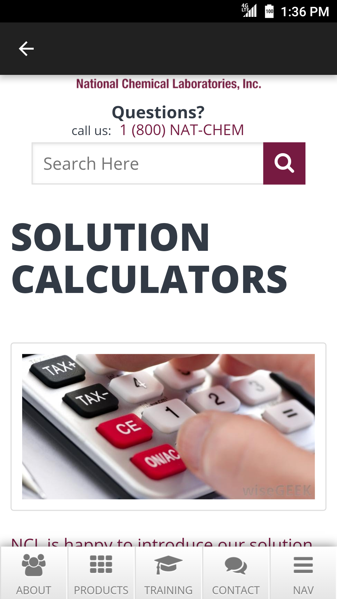 Product Solution Calculator