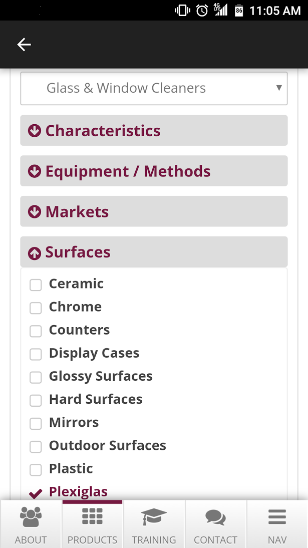 NCL Product Selector