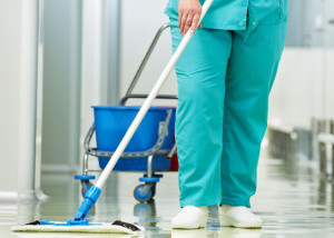 hospital floor disinfect