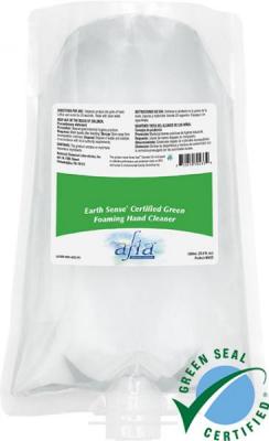 afia earth sense certified green foaming hand cleaner 1000 ml w GS Logo.jpg
